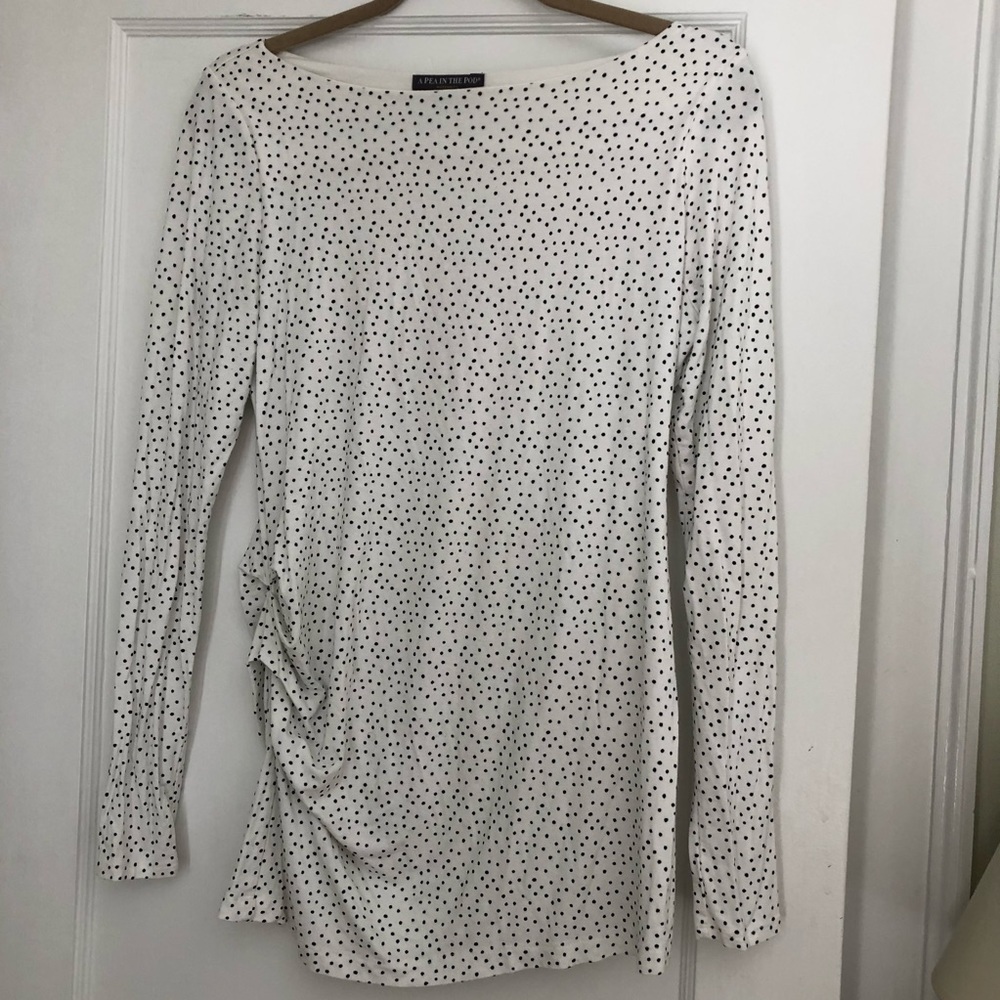 A Pea in the Pod Polka Dot top